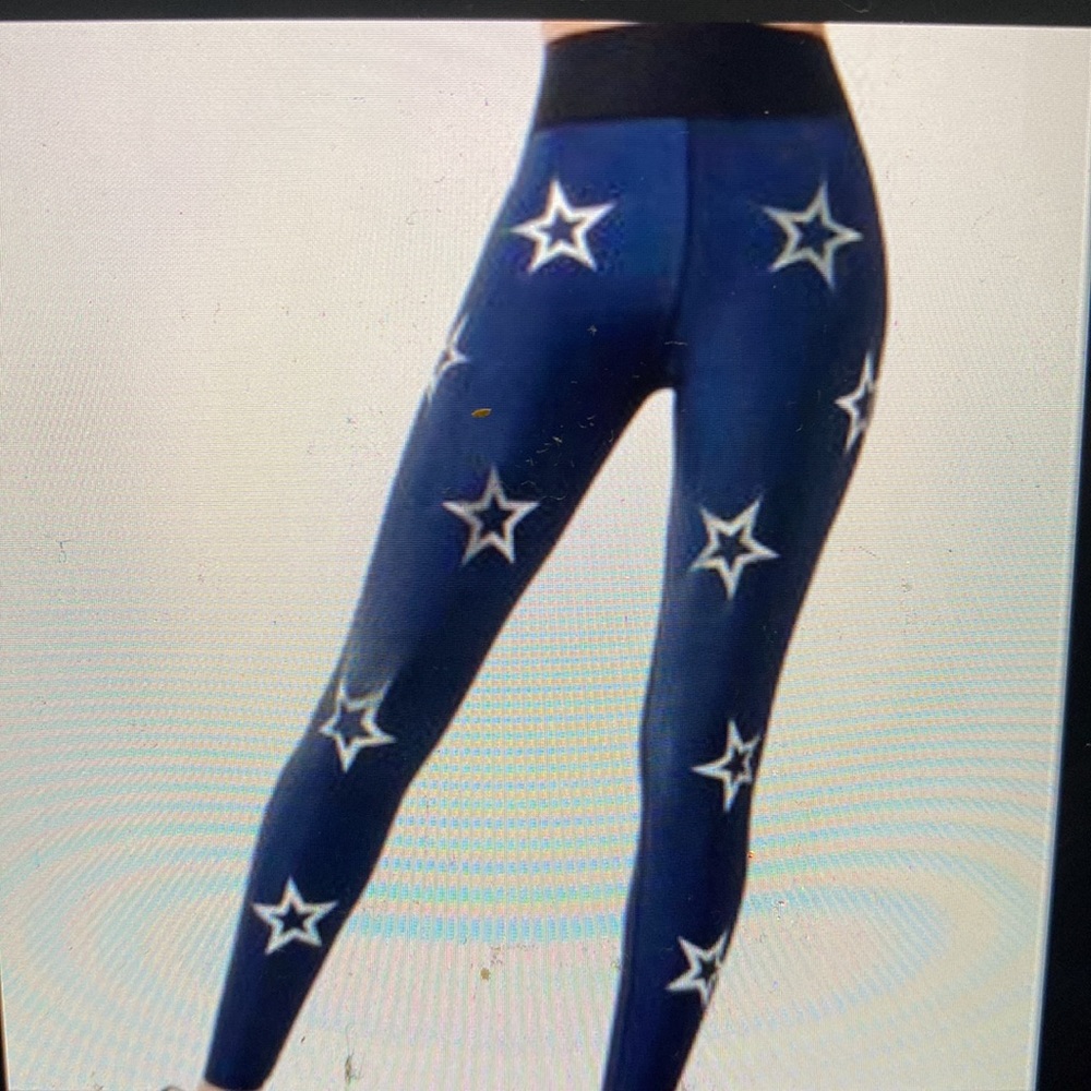 ULTRACOR leggings blue + silver stars